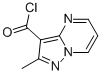 Pyrazolo[1,5-a]pyrimidine-3-carbonyl chloride, 2-methyl-(9ci) Structure,96319-39-0Structure