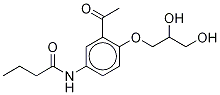 Rac des(isopropylamino) acebutolol diol Structure,96480-91-0Structure