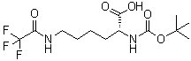 Boc-d-lys(tfa)-oh Structure,96561-04-5Structure