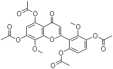 Viscidulin III tetraacetate Structure,96684-81-0Structure