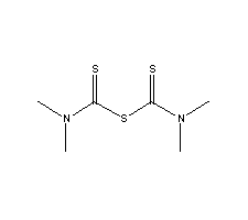 Bis(dimethylthiocarbamyl) sulfide Structure,97-74-5Structure