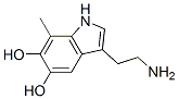 1H-indole-5,6-diol, 3-(2-aminoethyl)-7-methyl-(9ci) Structure,97073-67-1Structure