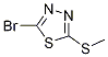 2-Bromo-5-(methylthio)-1,3,4-thiadiazole Structure,97109-46-1Structure