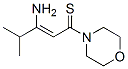 Morpholine, 4-(3-amino-4-methyl-1-thioxo-2-pentenyl)-(9ci) Structure,97309-69-8Structure