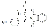 Ethyl (s)-alpha-[(4-aminophenyl)methyl]-1,3-dihydro-1,3-dioxo-2h-isoindole-2-acetate monohydrochloride Structure,97338-03-9Structure