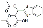 2,3-Bis(acetyloxy)-3-(1,3-benzothiazol-2-yl)propanoic acid Structure,97338-86-8Structure