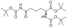 2-Methyl-2-propanyl n<sup>2</sup>,n<sup>6</sup>-bis{[(2-methyl-2-propanyl)oxy]carbonyl}-6-oxo-l-lysinate Structure,97347-40-5Structure