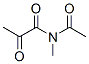 Propanamide, n-acetyl-n-methyl-2-oxo-(9ci) Structure,97382-53-1Structure