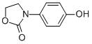 3-(4-Hydroxyphenyl)-1,3-oxazolidin-2-one Structure,97389-25-8Structure