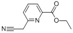 2-Acetonitrilpyridine-6-carboxylic acid ehtyl ester Structure,97483-79-9Structure