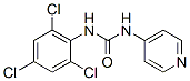 1-(4-Pyridinyl)-3-(2,4,6-trichlorophenyl)urea Structure,97627-27-5Structure