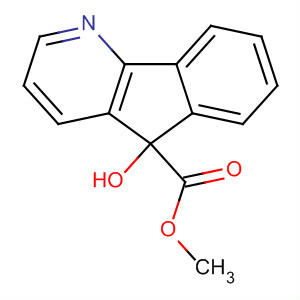 5-Hydroxy-5h-indeno[1,2-b]pyridine-5-carboxylic acid methyl ester Structure,97677-73-1Structure