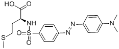 N-[(4-{(e)-[4-(dimethylamino)phenyl]diazenyl}phenyl)sulfonyl]-l-methionine Structure,97684-99-6Structure