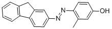 Fluorene-2-azo-2-methyl-4-hydroxybenzene Structure,97993-15-2Structure