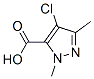 4-Chloro-2,5-dimethyl-2H-pyrazole-3-carboxylic acid Structure,98198-65-3Structure