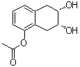 Cis-6,7-dihydroxy-5,6,7,8-tetrahydronaphthalen-1-yl acetate Structure,98235-76-8Structure