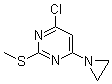 4-(1-Aziridinyl)-6-chloro-2-(methylthio)pyrimidine Structure,98280-50-3Structure