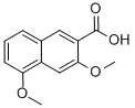 3,5-Dimethoxy-2-naphthoic acid Structure,98410-68-5Structure