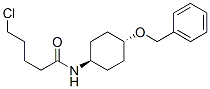 Trans-5-chloro-n-[4-(phenylmethoxy)cyclohexyl]pentanamide Structure,98454-45-6Structure