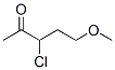 2-Pentanone, 3-chloro-5-methoxy- Structure,98486-23-8Structure