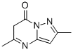 2,5-Dimethylpyrazolo(1,5-a)pyrimidin-7-one Structure,98488-10-9Structure