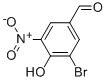 3-Bromo-4-hydroxy-5-nitrobenzaldehyde Structure,98555-49-8Structure