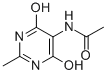 N-(4,6-dihydroxy-2-methyl-5-pyrimidinyl)acetamide Structure,98797-16-1Structure