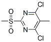 Pyrimidine, 4,6-dichloro-5-methyl-2-(methylsulfonyl)- Structure,98814-28-9Structure