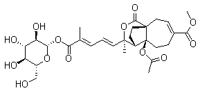 Pseudolaric acid b-glucopyranoside Structure,98891-41-9Structure