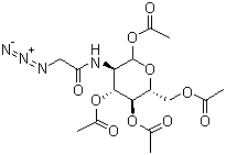 2-[(Azidoacetyl)amino]-2-deoxy-d-glucopyranose 1,3,4,6-tetraacetate Structure,98924-81-3Structure