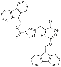 N,N-Bis(9-fluorenylmethyloxycarbonyl)-L-histidine Structure,98929-98-7Structure