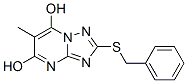 2-Benzylsulfanyl-6-methyl-[1,2,4]triazolo[1,5-a]pyrimidine-5,7-diol Structure,98968-32-2Structure