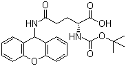 Boc-d-gln(xan)-oh Structure,99092-88-3Structure