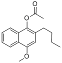 1-Acetoxy-2-butyl-4-methoxynaphtalene Structure,99107-52-5Structure