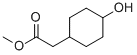 (4-Hydroxycyclohexyl)acetic acid methyl ester Structure,99183-13-8Structure