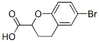 2H-1-benzopyran-2-carboxylic acid, 6-bromo-3,4-dihydro- Structure,99199-54-9Structure