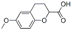 2H-1-benzopyran-2-carboxylic acid, 3,4-dihydro-6-methoxy- Structure,99199-69-6Structure