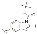 Tert-butyl2-iodo-5-methoxy-1h-indole-1-carboxylate Structure,99275-48-6Structure