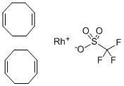 Bis(1,5-cyclooctadiene)rhodium(I) trifluoromethanesulfonate Structure,99326-34-8Structure