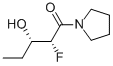 Pyrrolidine, 1-(2-fluoro-3-hydroxy-1-oxopentyl)-, (r*,s*)- (9ci) Structure,99343-23-4Structure