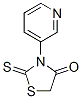 3-Pyridin-3-yl-2-thioxo-1,3-thiazolidin-4-one Structure,99419-73-5Structure