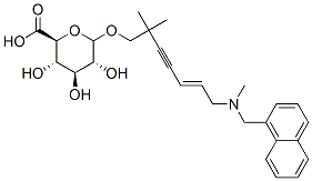 (E)-2,2-dimethyl-7-[methyl(1-naphthalenylmethyl)amino]-5-hepten-3-ynyl-d-glucopyranosiduronic acid Structure,99473-12-8Structure