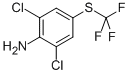 2,6-Dichloro-4-trifluoromethylsulfanyl-phenylamine Structure,99479-65-9Structure