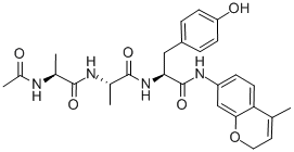 Ac-ala-ala-tyr-amc Structure,99590-93-9Structure