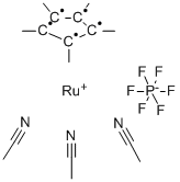 Tris(acetonitrile)pentamethylcyclopentadienylruthenium(II) hexafluorophosphate Structure,99604-67-8Structure