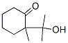 Cyclohexanone, 2-(1-hydroxy-1-methylethyl)-2-methyl- Structure,99646-11-4Structure