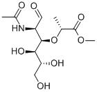 2-Acetamido-3-o-(d-1-carboxyethyl)-2-deoxy-2-d-glucose methyl ester Structure,99689-20-0Structure