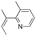 Pyridine, 3-methyl-2-(1-methyl-1-propenyl)-, (z)-(9ci) Structure,99747-48-5Structure