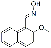 2-Methoxy-1-naphthaldehyde oxime Structure,99806-91-4Structure