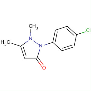 2-(4-Chloro-phenyl)-1,5-dimethyl-1,2-dihydro-pyrazol-3-one Structure,99853-56-2Structure